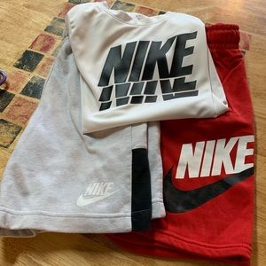 Nike Shorts 2 Pair with 1 Nike Shirt